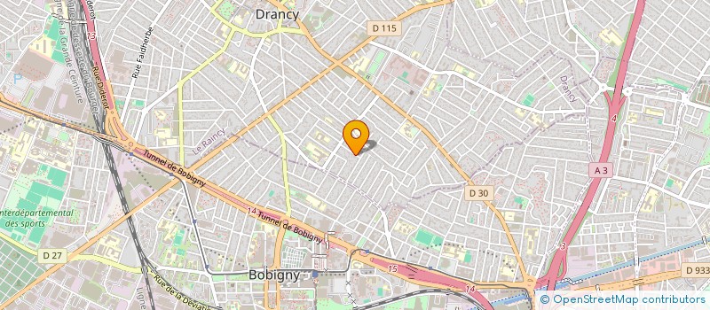 localisation de l'entreprise SOC FRANCO AFRIC ALIMENT GALE à DRANCY