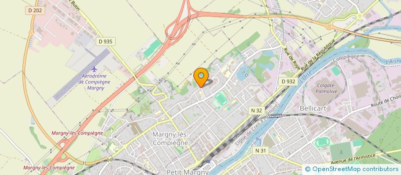 localisation de l'entreprise SOC FRANCO CHINOISE DE TRADUCT à MARGNY-LES-COMPIEGNE