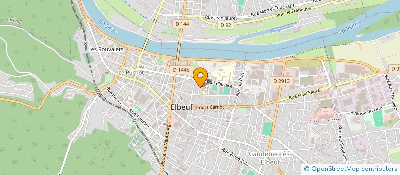 localisation de l'entreprise SOC FRESEL P ET BRASSEL Y à ELBEUF