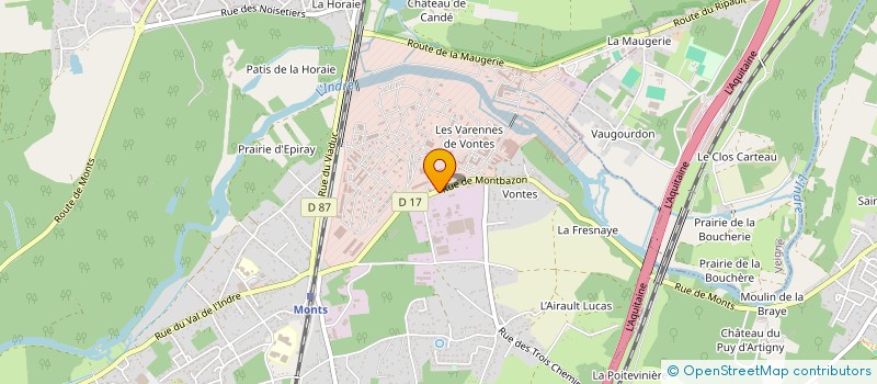 localisation de l'entreprise SOC FRIGORIFIQUE ORGANISATION RHEOLOGIE à MONTS