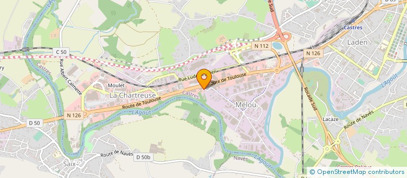 localisation de l'entreprise SOC FROID TRAIT EAUX EQUIP COL à CASTRES