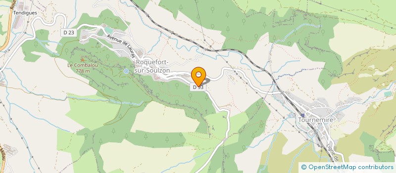 localisation de l'entreprise SOC FROMAGERE DE SAINT GEORGES à ROQUEFORT-SUR-SOULZON