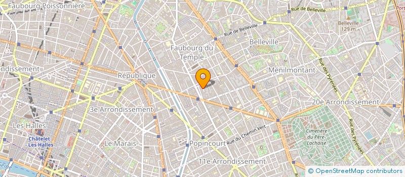 localisation de l'entreprise SOC FRSE DE FABRICATION DE PRET A PORTER  PARIS