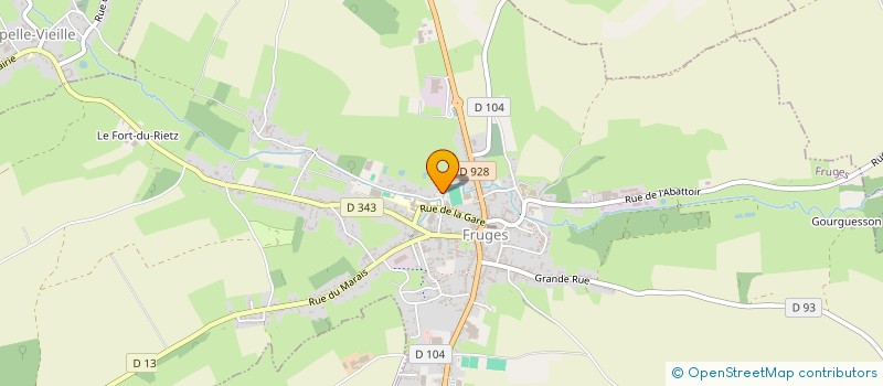 localisation de l'entreprise SOC FRUGEOISE DE MENUISERIE à FRUGES