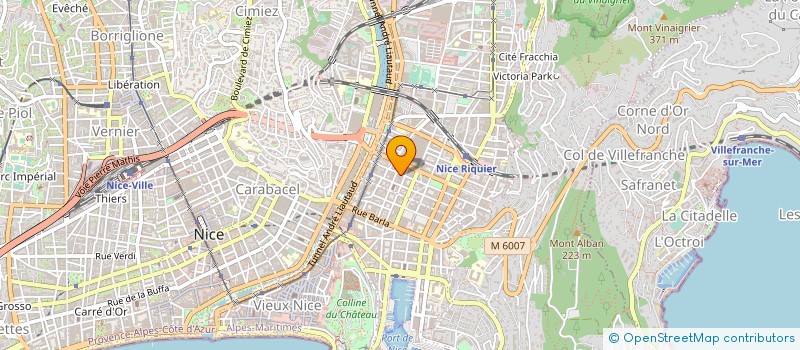 localisation de l'entreprise SOC FUNERAIRE INVESTISSEMENT à NICE