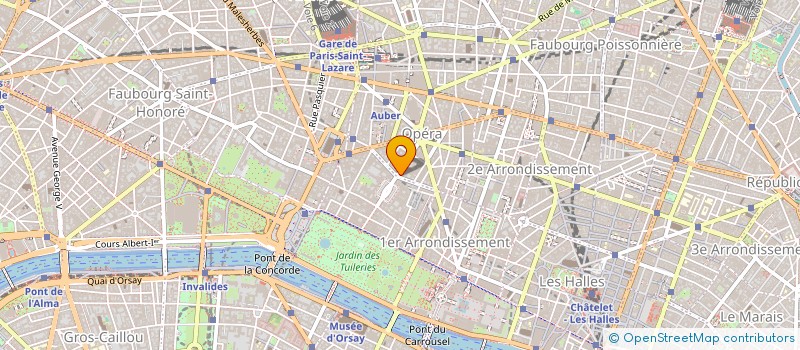 localisation de l'entreprise SOC G PETILLAULT TISSUS  PARIS