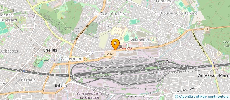 localisation de l'entreprise SOC GALERIE DES TISSUS  CHELLES