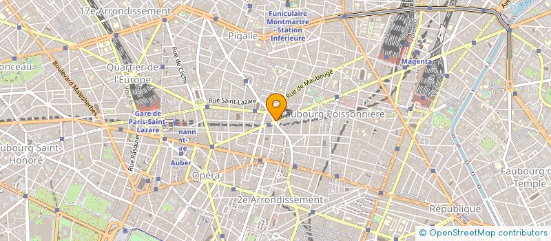 localisation de l'entreprise SOC GARAGE AUTO NORD à PARIS