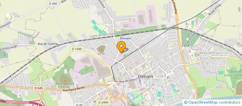 localisation de l'entreprise SOC GARAGE LEGRAND à DENAIN