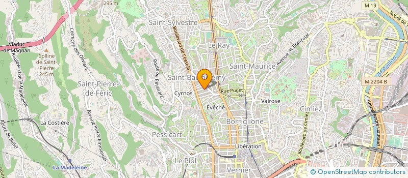 localisation de l'entreprise SOC GARAGE VALDILETTA à NICE