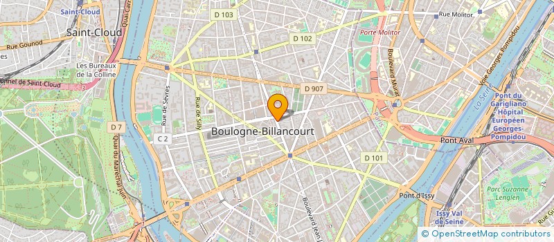 localisation de l'entreprise SOC GARBY à BOULOGNE-BILLANCOURT