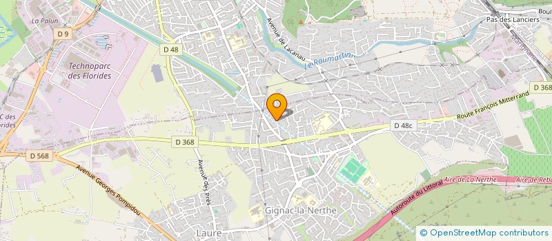 localisation de l'entreprise SOC GARDIENNAGE ET SECURITE DU SUD EST à GIGNAC-LA-NERTHE