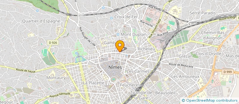 localisation de l'entreprise SOC GARDOISE D'ASSISTANCE A DOMICILE à NIMES