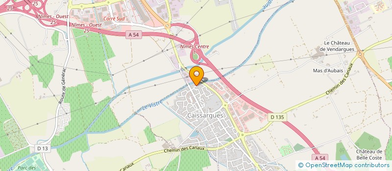 localisation de l'entreprise SOC GARDOISE DE REALISATION à CAISSARGUES