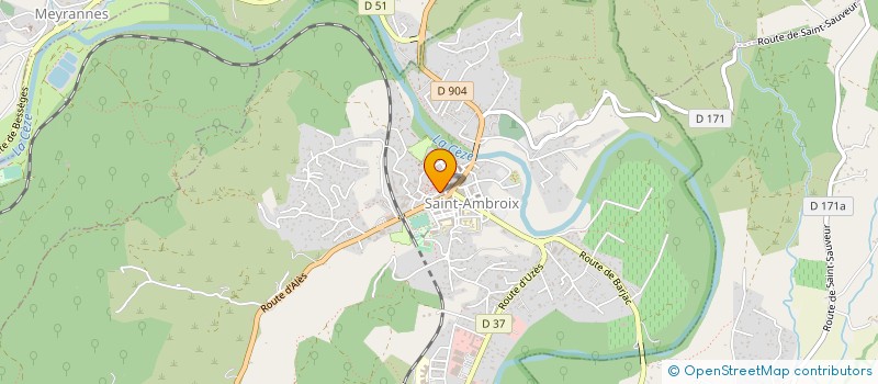 localisation de l'entreprise SOC GARDOISE DE THERMALISME  ALLEGRE-LES-FUMADES