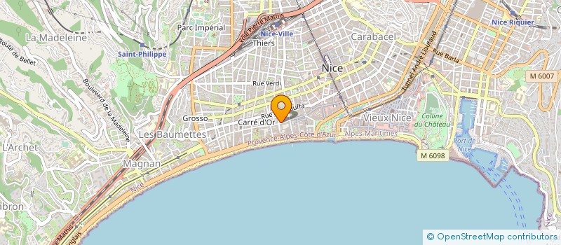 localisation de l'entreprise SOC GDM à NICE