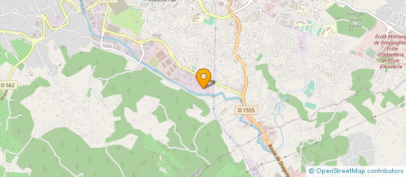 localisation de l'entreprise SOC GEBATIS à DRAGUIGNAN