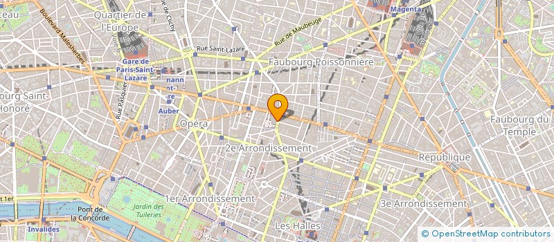 localisation de l'entreprise SOC GEN CONFECTION MAESTRALE  PARIS