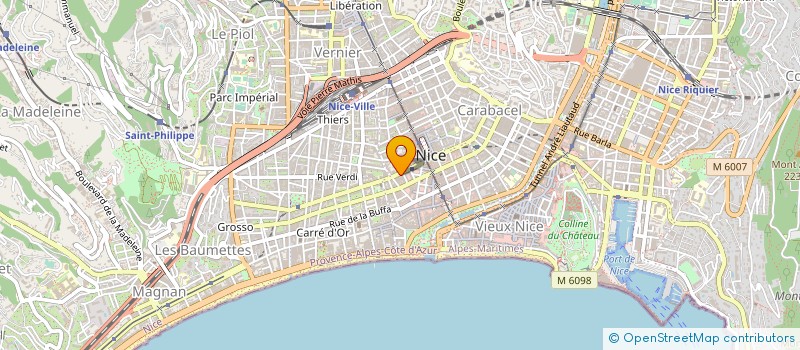localisation de l'entreprise SOC GEN COS à NICE