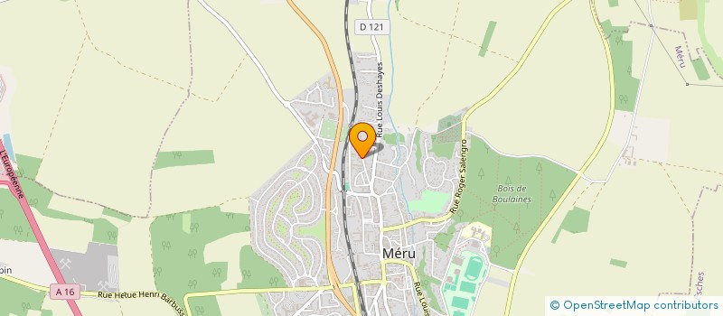 localisation de l'entreprise SOC GEN ENTREPRISE BATIMENT PICARDIE  MERU