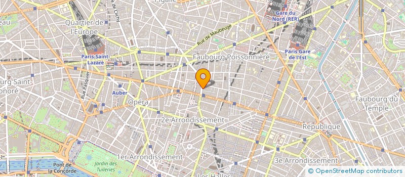 localisation de l'entreprise SOC GEN EXPLOIT THEATRES CONCERTS  PARIS