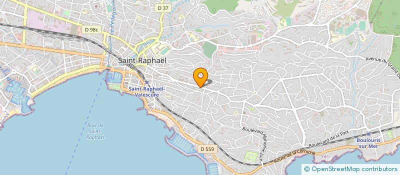 localisation de l'entreprise SOC GEN INFORMATIQUE DISTRIBUTION  SAINT-RAPHAEL