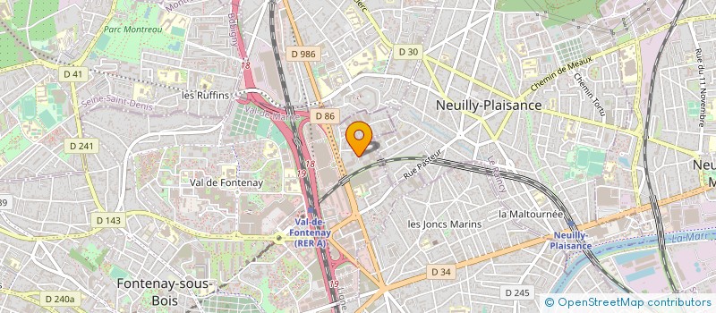 localisation de l'entreprise SOC GEN PUBLI ET D'EDITION SOGEPE à FONTENAY-SOUS-BOIS