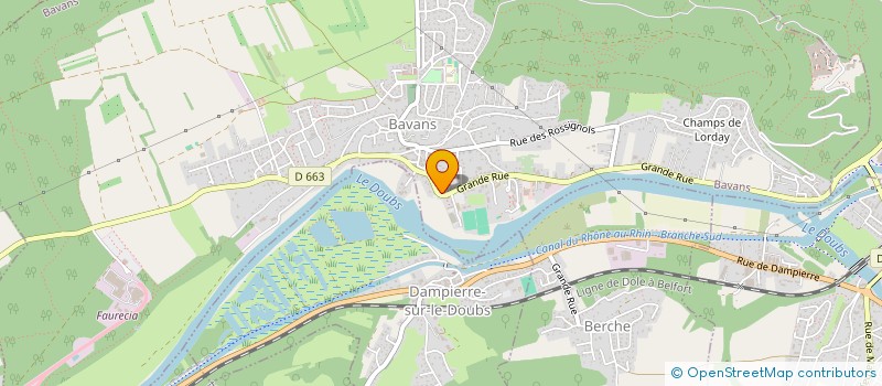 localisation de l'entreprise SOC GENERALE AUTOMOBILE à BAVANS