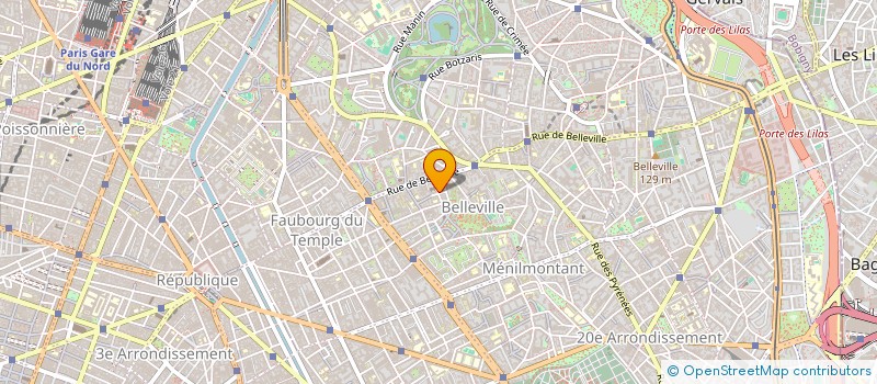 localisation de l'entreprise SOC GENERALE BATIMENT SOGEBAT  PARIS