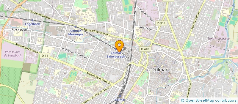 localisation de l'entreprise SOC GENERALE BATIMENTS ET ESPACES VERTS  COLMAR