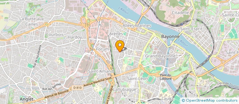 localisation de l'entreprise SOC GENERALE BAYONNAISE DE LOCATION à BAYONNE