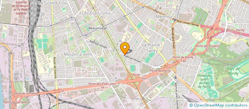 localisation de l'entreprise SOC GENERALE DE BATIMENT DU RHONE à LYON