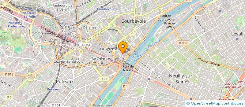 localisation de l'entreprise SOC GENERALE DE COMMERCE à COURBEVOIE