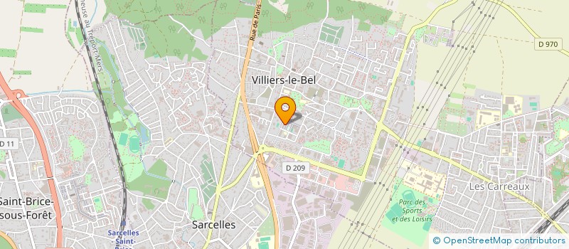 localisation de l'entreprise SOC GENERALE DE COMMERCE & DE SERVICE à VILLIERS-LE-BEL