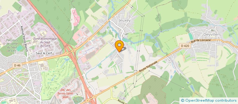 localisation de l'entreprise SOC GENERALE DE DISTRIBUTION  JEUXEY