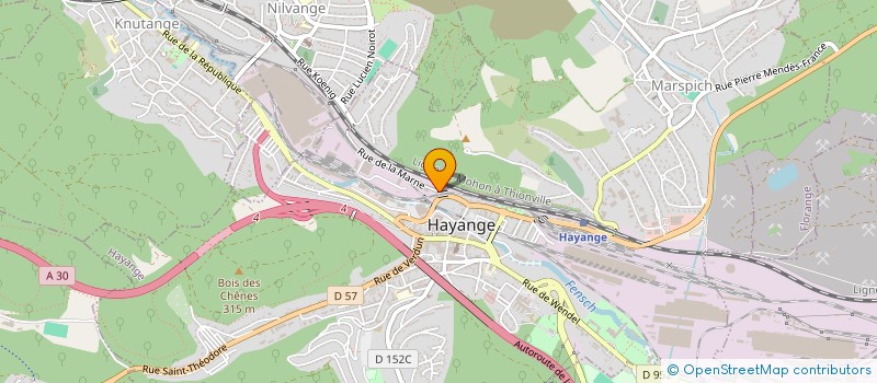 localisation de l'entreprise SOC GENERALE DE MAINTENANCE EUROPEENNE à HAYANGE