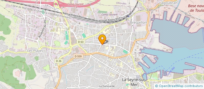 localisation de l'entreprise SOC GENERALE DE NETTOYAGE SEYNOISE à LA SEYNE-SUR-MER