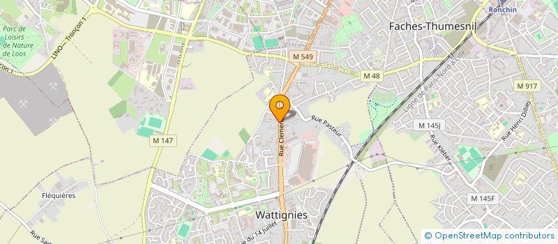 localisation de l'entreprise SOC GENERALE DE PURIFICATION à WATTIGNIES