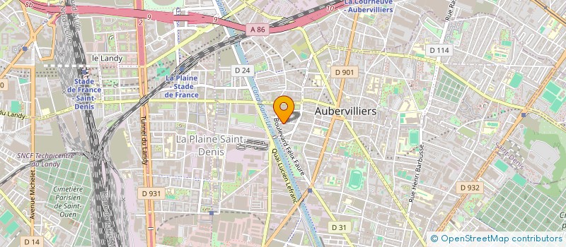localisation de l'entreprise SOC GENERALE DIFFUSION FABRICATION à AUBERVILLIERS