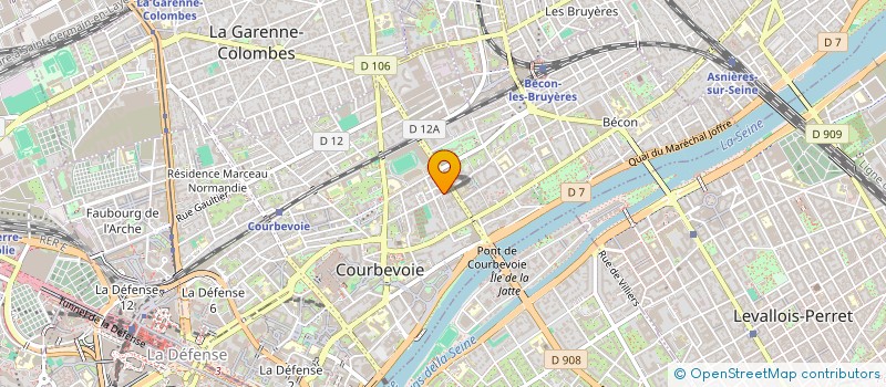 localisation de l'entreprise SOC GENERALE DU BATIMENT ABREU DA COSTA à COURBEVOIE
