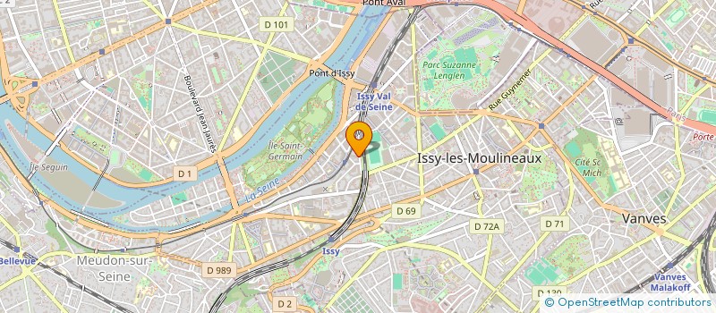 localisation de l'entreprise SOC GENERALE DU BATIMENT ET D'ETANCHEITE à ISSY-LES-MOULINEAUX