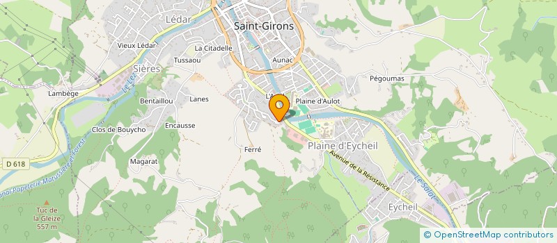 localisation de l'entreprise SOC GENERALE EAUX MINERALES ARIEGEOISES à SAINT-GIRONS
