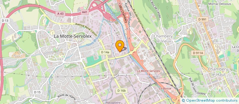 localisation de l'entreprise SOC GENERALE EQUIPEMENT REVETEMENT ALPIN à CHAMBERY