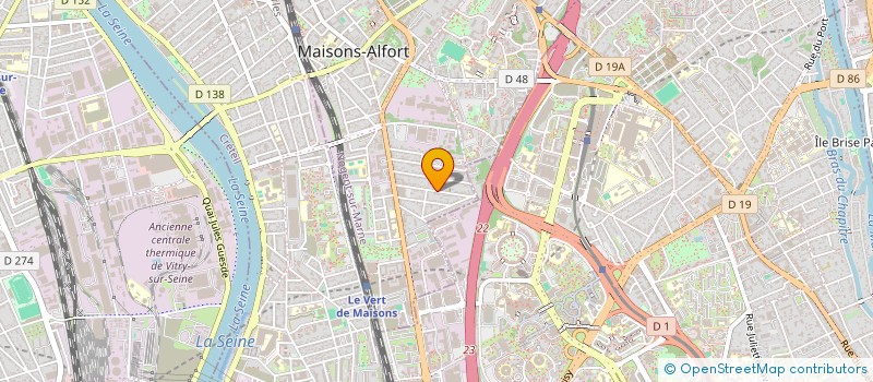 localisation de l'entreprise SOC GENERALE ETUDES ET DE BATIMENTS  MAISONS-ALFORT