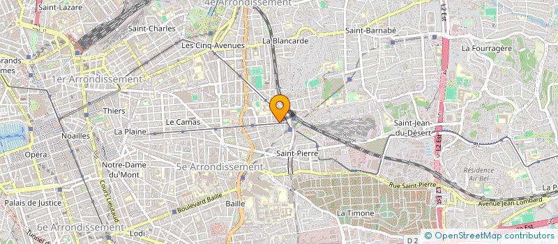 localisation de l'entreprise SOC GENERALE IMMO DE BATIMENT ET TEXTILE à MARSEILLE
