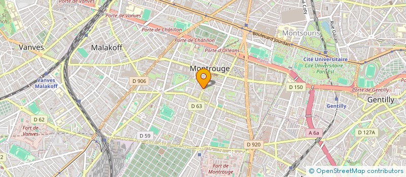 localisation de l'entreprise SOC GENERALE IMMOBILIERE INTERNATIONALE à MONTROUGE