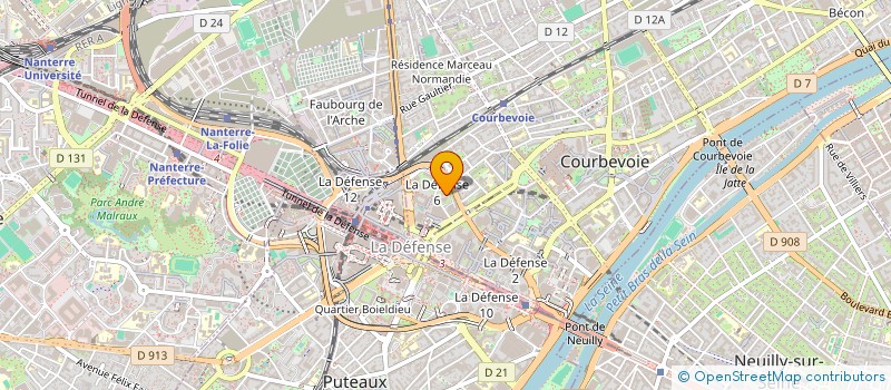 localisation de l'entreprise SOC GENERALE PROMOTION FINANCEMENT IMMOB à COURBEVOIE