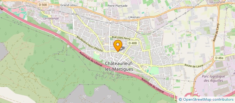 localisation de l'entreprise SOC GENERALE TRAVAUX BATIMENT à CHATEAUNEUF-LES-MARTIGUES