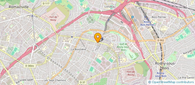 localisation de l'entreprise SOC GENESTIER ET FILS à MONTREUIL