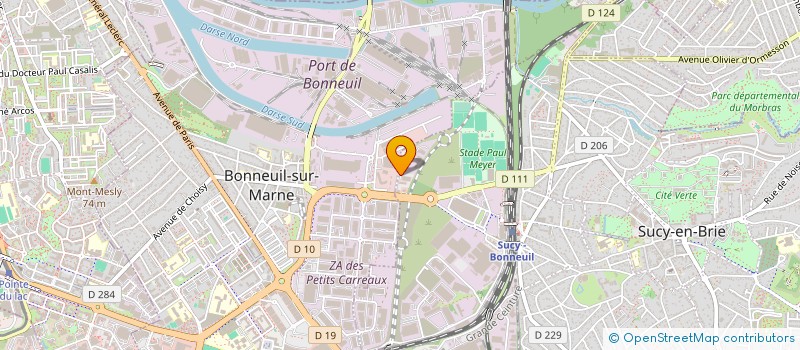 localisation de l'entreprise SOC GENETON à SUCY-EN-BRIE